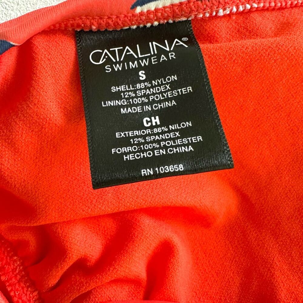 Catalina Red Floral Two-Piece Bikini - Picture 11 of 12